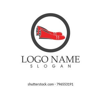 Shoes logo design template