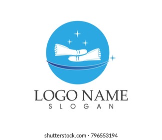 Shoes logo design template