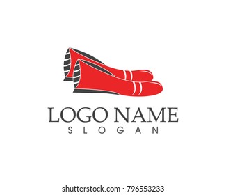 Shoes logo design template