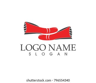 Shoes logo design template