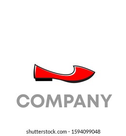 shoes logo icon design template sign