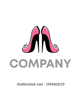 shoes logo icon design template sign