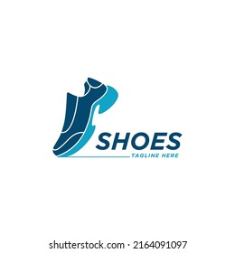 Schuhlogo-Symbol, Vektorgrafik