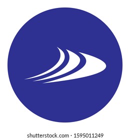 shoes logo stock illustration design