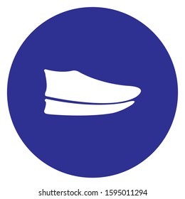 shoes logo stock illustration design