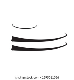 shoes logo stock illustration design