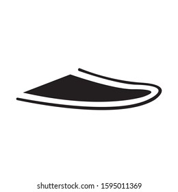 shoes logo stock illustration design