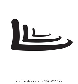 shoes logo stock illustration design