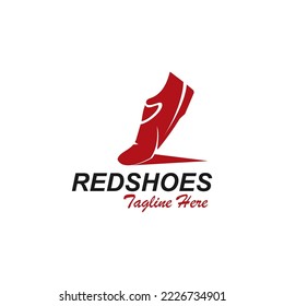 Shoes logo template vector design.