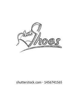 shoes logo vector icon ilustration