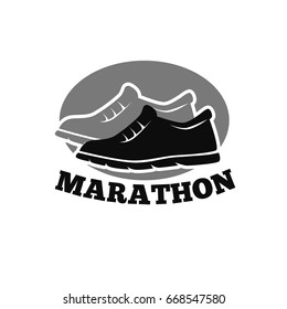 Schuhe für MarathonEmbleme