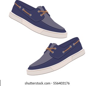 Shoes for men on a white background