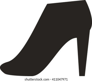 shoes, pins, vector illustration