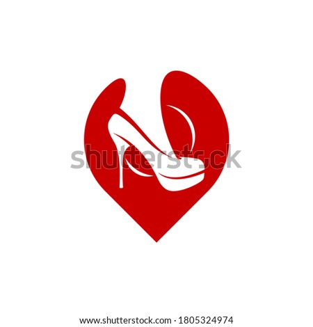 Shoes Point logo design concept vector template, Icon symbol, Design creative
