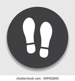 shoes print icon