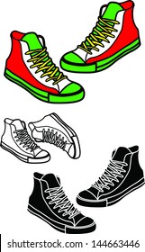 Shoes Reggae Vector