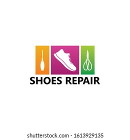 Shoes Repair Logo Template Design