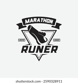 Shoes Running Logo Design Sneaker Sport