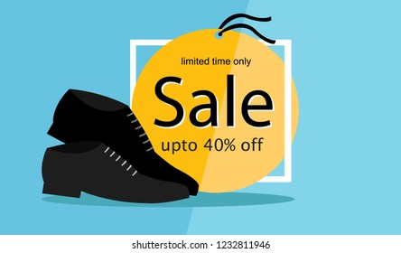 shoes sale banner, special offer banner, promotion banner, discounts 