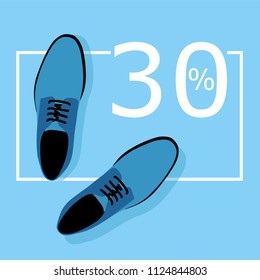 shoes sale vector