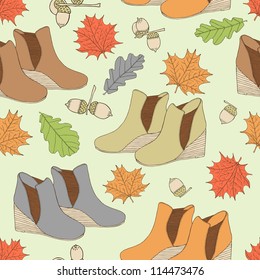 shoes seamless background
