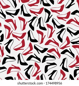 shoes seamless pattern