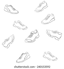 11,503 Running shoe pattern Images, Stock Photos & Vectors | Shutterstock