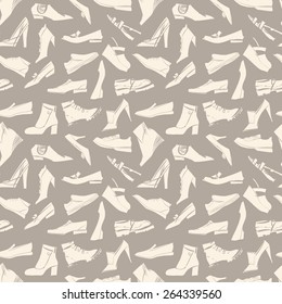 Shoes Seamless Pattern