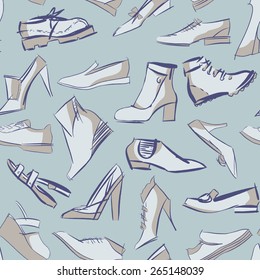 Shoes Seamless Pattern