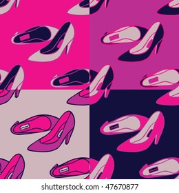 shoes seamless pattern