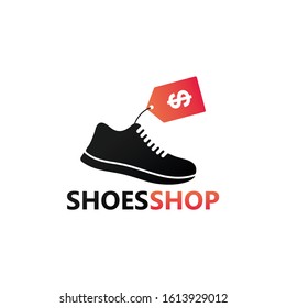 Shoes Shop Logo Template Design Stock Vector (Royalty Free) 1613929012 ...