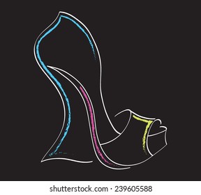 Shoes silhouette