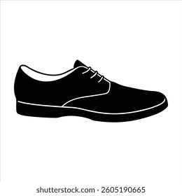 shoes silhouette vector art illustration