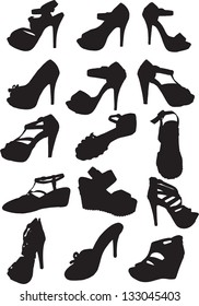 Shoes silhouettes