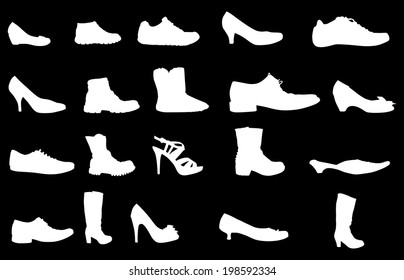 Similar Images, Stock Photos & Vectors of Collection of shoes