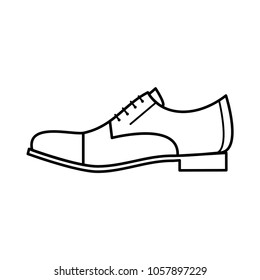 shoes sneaker man trandy vector template