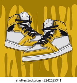 Shoes Sneakers Footwear Vector Image and Illustration