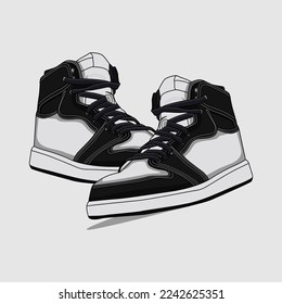 Shoes Sneakers Footwear Vector Image and Illustration