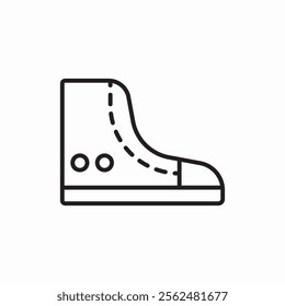 shoes sneakers icon sign vector