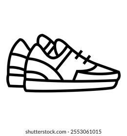 Shoes sneakers pair couple vector design icon symbol illustration.