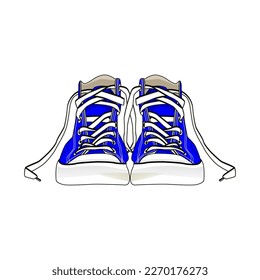 Shoes Sneakers Streetwear Vector Image And Illustration