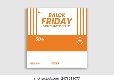 shoes social media banner design template