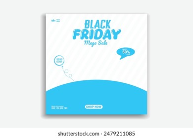 shoes social media banner design template