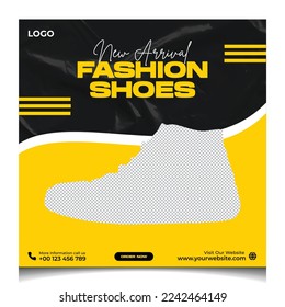 Shoes social media banner or post templates design Shoe ad Banner Design, special sale offers social media promotion design for digital marketing