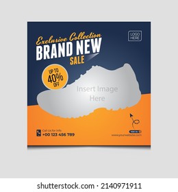 Shoes Social Media Instagram Post Template Premium Vector
