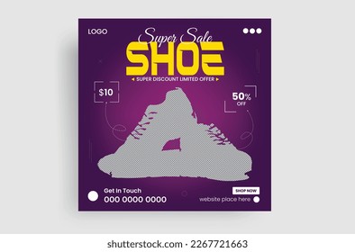 Shoes Social Media Instagram-Postvorlage
