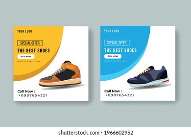 Shoes Social Media Post Banner Template