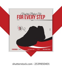 Shoes Social Media Post Banner Template