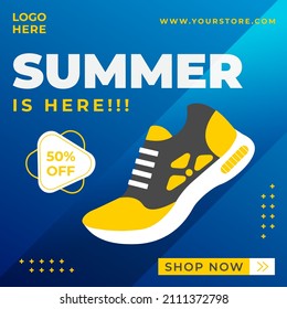 Shoes social media post web banner summer winter mega sale black friday business promotion advertisement ads template design