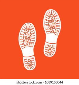 Shoes sole. vector